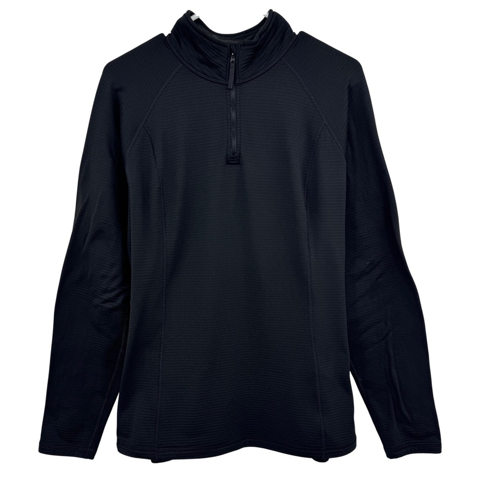 5.11‎ Tactical Mens XL Black Grid Fleece 1/4 Zip Pullover Mid-Layer Shirt